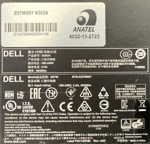 Dell N3034 Bottom sticker