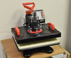 Photo of a heat press