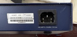 Netgear FS728TP Rear view