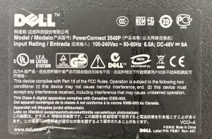 Dell PowerConnect 3548P Sticker